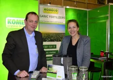Arie van de Wijgert en Liesbeth Broekhuizen van Komeco Organic Fertilizers.